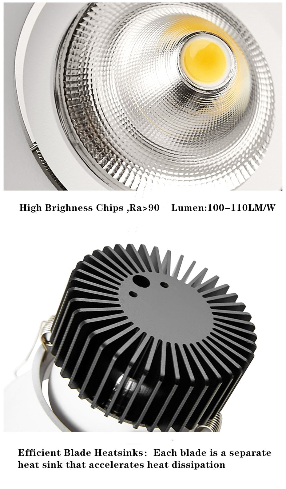 LED Downlight Spot Light Led Lamp 220V 110V Spotlight Recessed Ceiling 7/10/15/20W DownLight COB For Kitchen Indoor Lighting