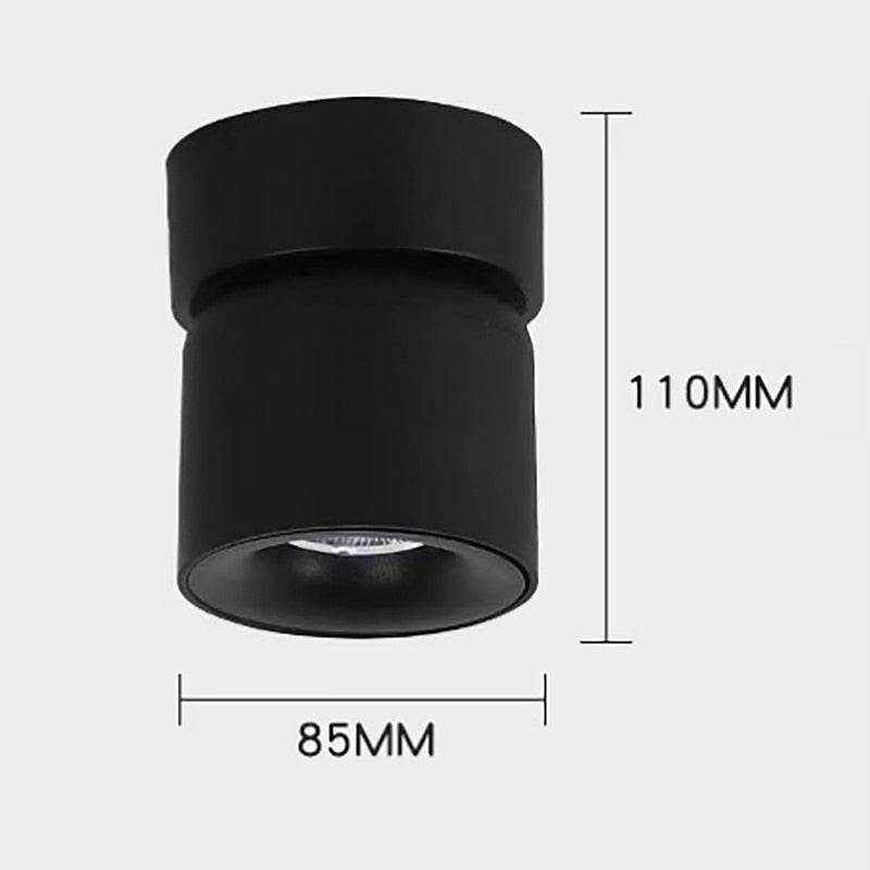 LED 360° Ceiling Spot Light Indoor Wall Downlight Rotation Spot Lighting 7W For Kitchen Bedroom Indoor Lamp