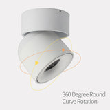 LED 360° Ceiling Spot Light Indoor Wall Downlight Rotation Spot Lighting 7W For Kitchen Bedroom Indoor Lamp