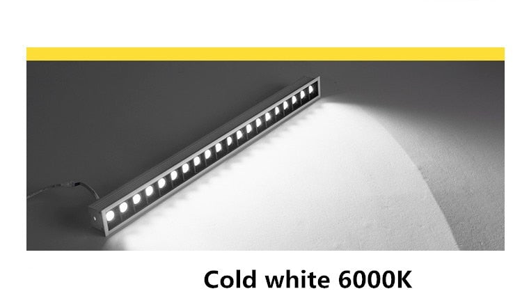 Dimmable Recessed Strip LED Ceiling Lights 10W 20W 30W 40W COB Downlights AC85~265V LED Lamp indoor Lighting