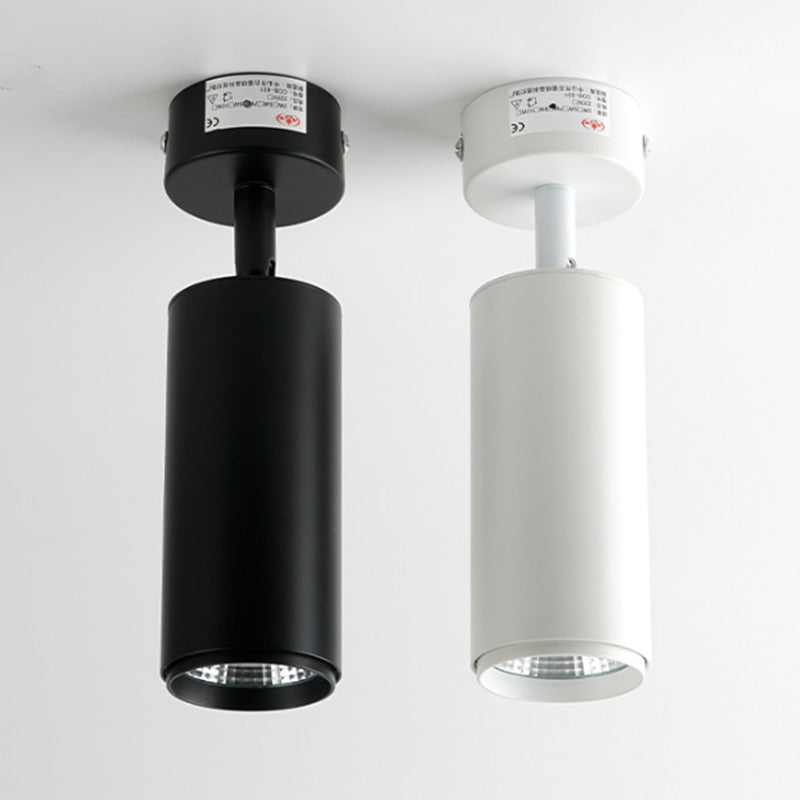 Foldable 360° Rotatable LED Downlights Surface Mounted COB LED Ceiling Spot lights 7W 10W 12W LED Lamps Background Wall Lighting