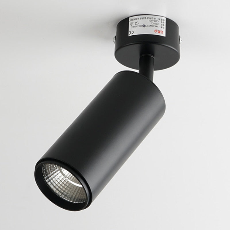 Foldable 360° Rotatable LED Downlights Surface Mounted COB LED Ceiling Spot lights 7W 10W 12W LED Lamps Background Wall Lighting