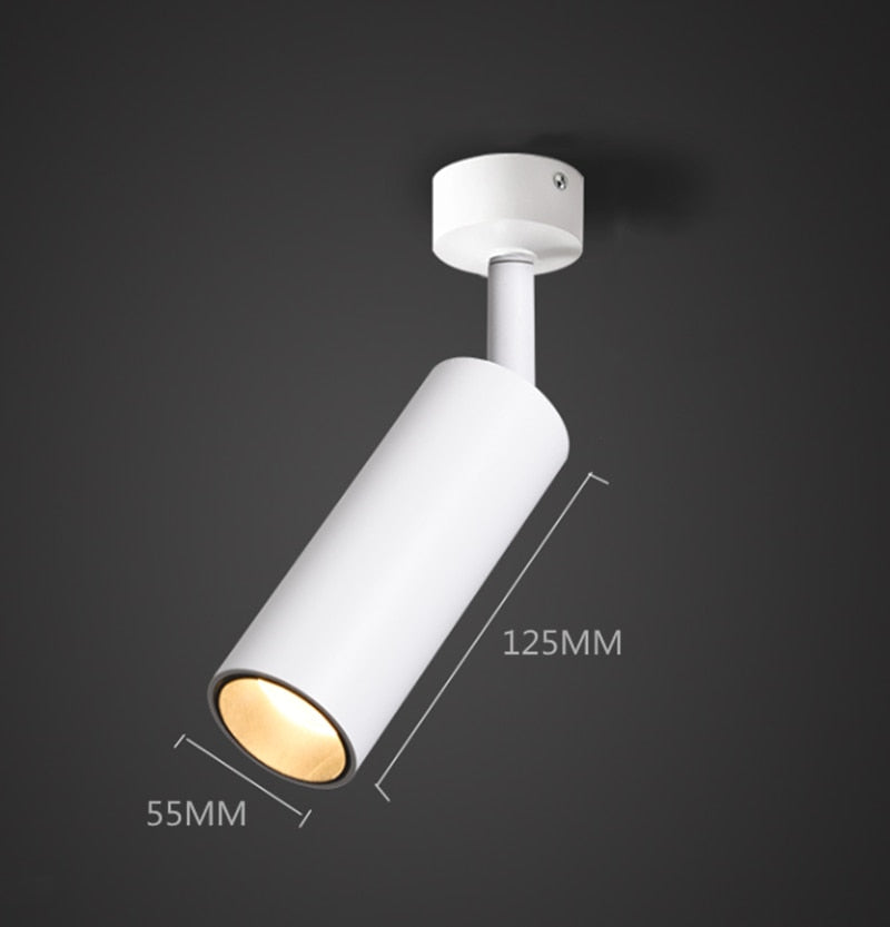 Foldable 360° Rotatable LED Downlights Surface Mounted COB LED Ceiling Spot lights 7W 10W 12W LED Lamps Background Wall Lighting