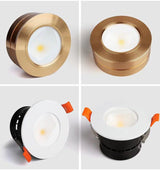 Surface mounted LED downlight C0B spotlight 3W 5W 7W 10W ultra-thin driverless 25° oblique spot light LED ceiling light AC220V