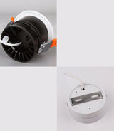 Surface mounted LED downlight C0B spotlight 3W 5W 7W 10W ultra-thin driverless 25° oblique spot light LED ceiling light AC220V