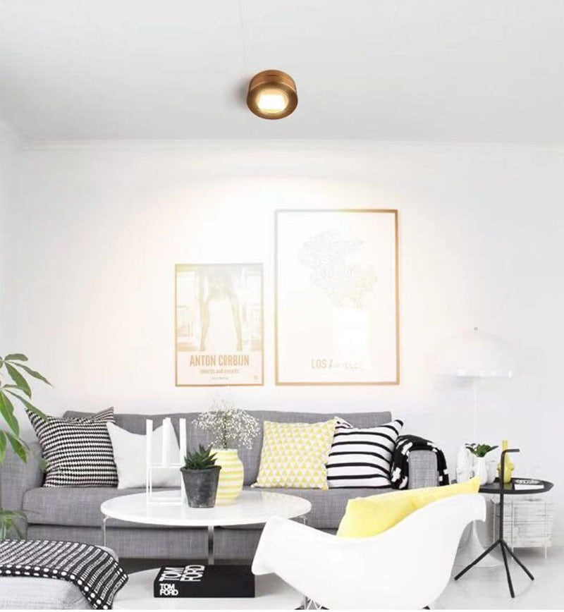 Surface mounted LED downlight C0B spotlight 3W 5W 7W 10W ultra-thin driverless 25° oblique spot light LED ceiling light AC220V