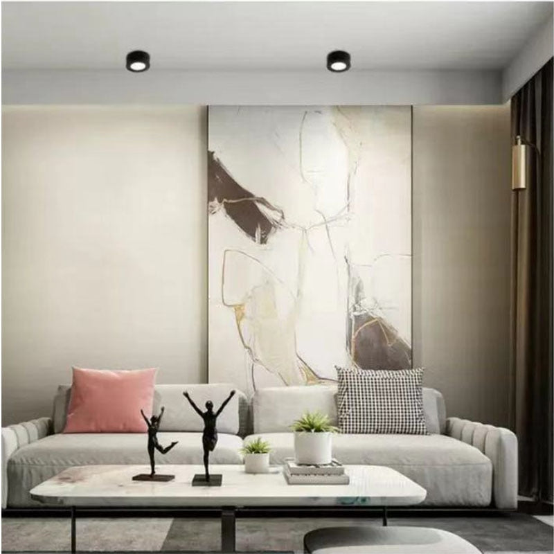 Surface mounted LED downlight C0B spotlight 3W 5W 7W 10W ultra-thin driverless 25° oblique spot light LED ceiling light AC220V