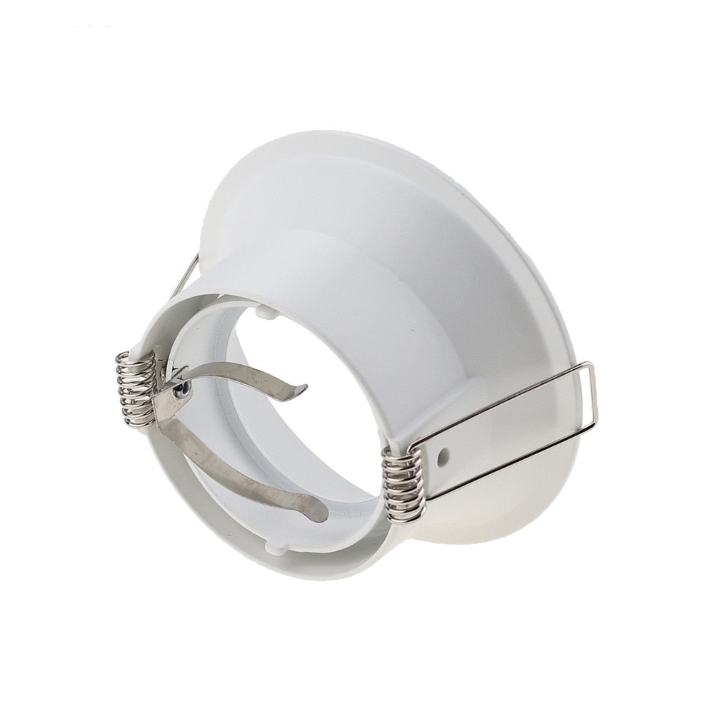 DBF Anti Glare Recessed Ceiling Lighting Frame LED Downlights Fitting GU5.3 GU10 MR16 Without Bulb Changeable Base Socket Light