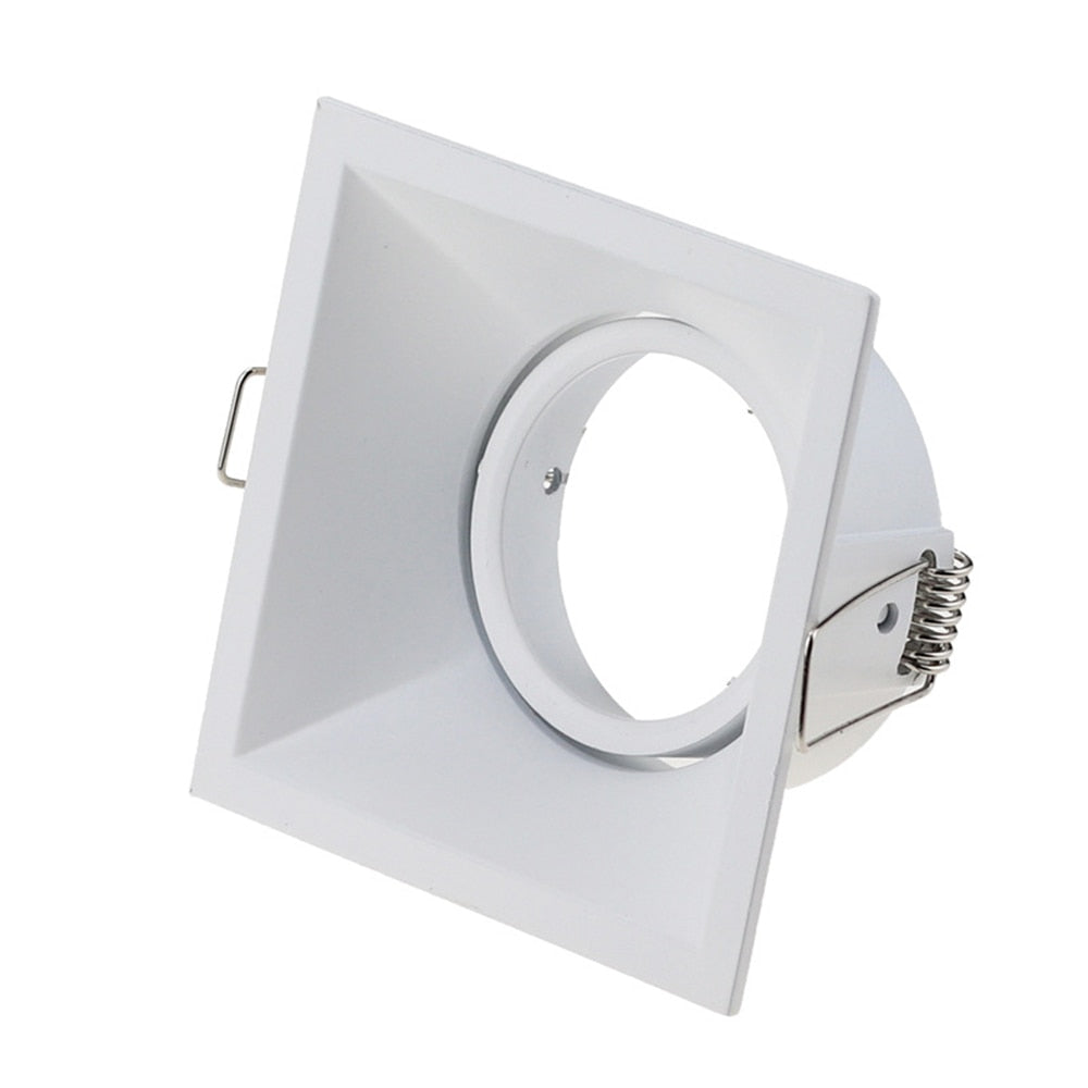DBF Anti Glare Recessed Ceiling Lighting Frame LED Downlights Fitting GU5.3 GU10 MR16 Without Bulb Changeable Base Socket Light