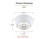 DBF Anti Glare Recessed Ceiling Lighting Frame LED Downlights Fitting GU5.3 GU10 MR16 Without Bulb Changeable Base Socket Light