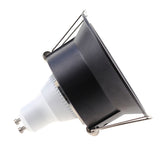 DBF Anti Glare Recessed Ceiling Lighting Frame LED Downlights Fitting GU5.3 GU10 MR16 Without Bulb Changeable Base Socket Light