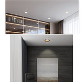 Deep Anti-Glare LED Ceiling Downlight Dimmable COB Spot Lights 15W 12W 7W Bedroom Kitchen Study Lamp 85-265v 2021 Newest