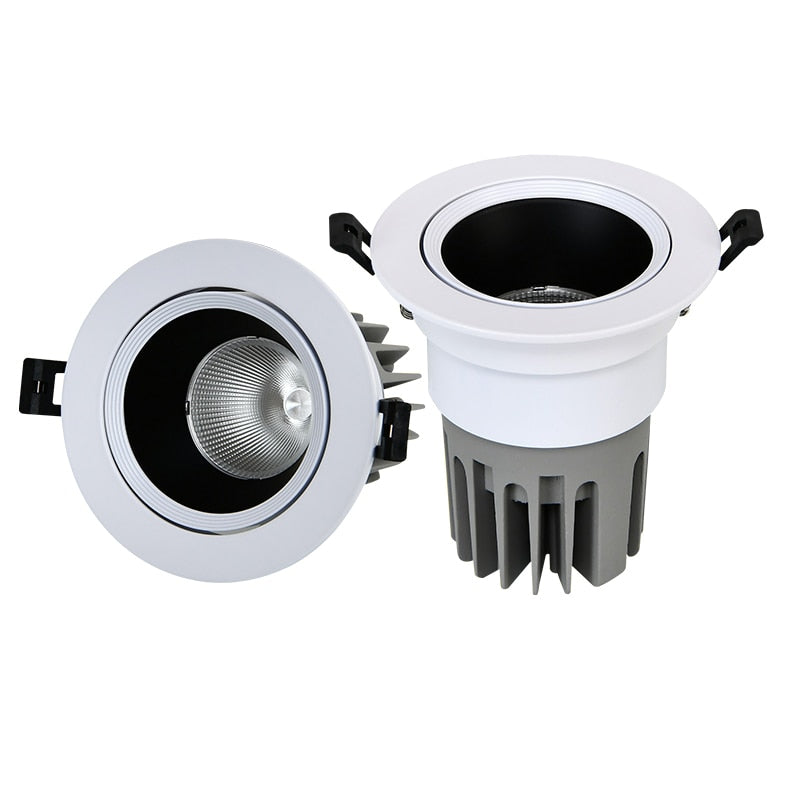 LED downlight 5w 7w 10w lamp Ultra bright spot lighting for living room bedroom recessed led ceiling light Anti-glare 110V 230V