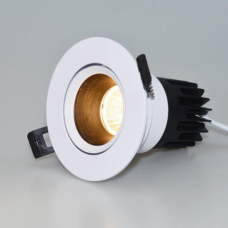 LED downlight 5w 7w 10w lamp Ultra bright spot lighting for living room bedroom recessed led ceiling light Anti-glare 110V 230V