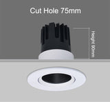 LED downlight 5w 7w 10w lamp Ultra bright spot lighting for living room bedroom recessed led ceiling light Anti-glare 110V 230V