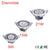 LED 9W 15W 21W good quality lowest price Dimmable led downlight lighting lamp AC85-265V led cabinet light Indoor lighting