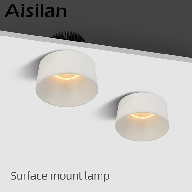 Aisilan Modern Recessed Downlight design led Lamp Ceiling Recess Hidden Lights Indoor Lighting Spot Living Room Spotlights