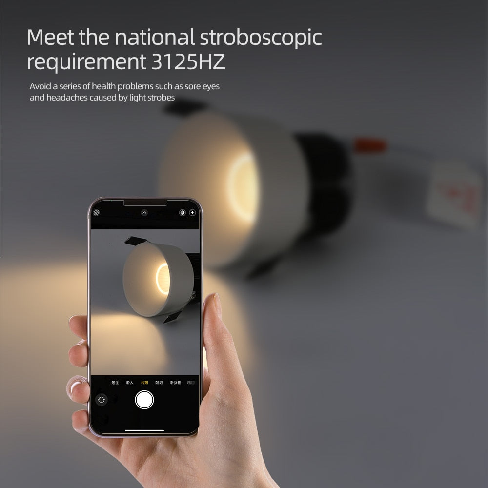 Aisilan Modern Recessed Downlight design led Lamp Ceiling Recess Hidden Lights Indoor Lighting Spot Living Room Spotlights