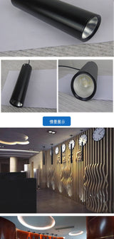 Surface Mounted Led Chandelier light  3W 7W 12W 85-265V 6PCS/LOT lamp COB Led downlight