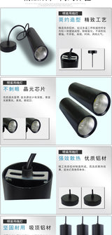 Surface Mounted Led Chandelier light  3W 7W 12W 85-265V 6PCS/LOT lamp COB Led downlight