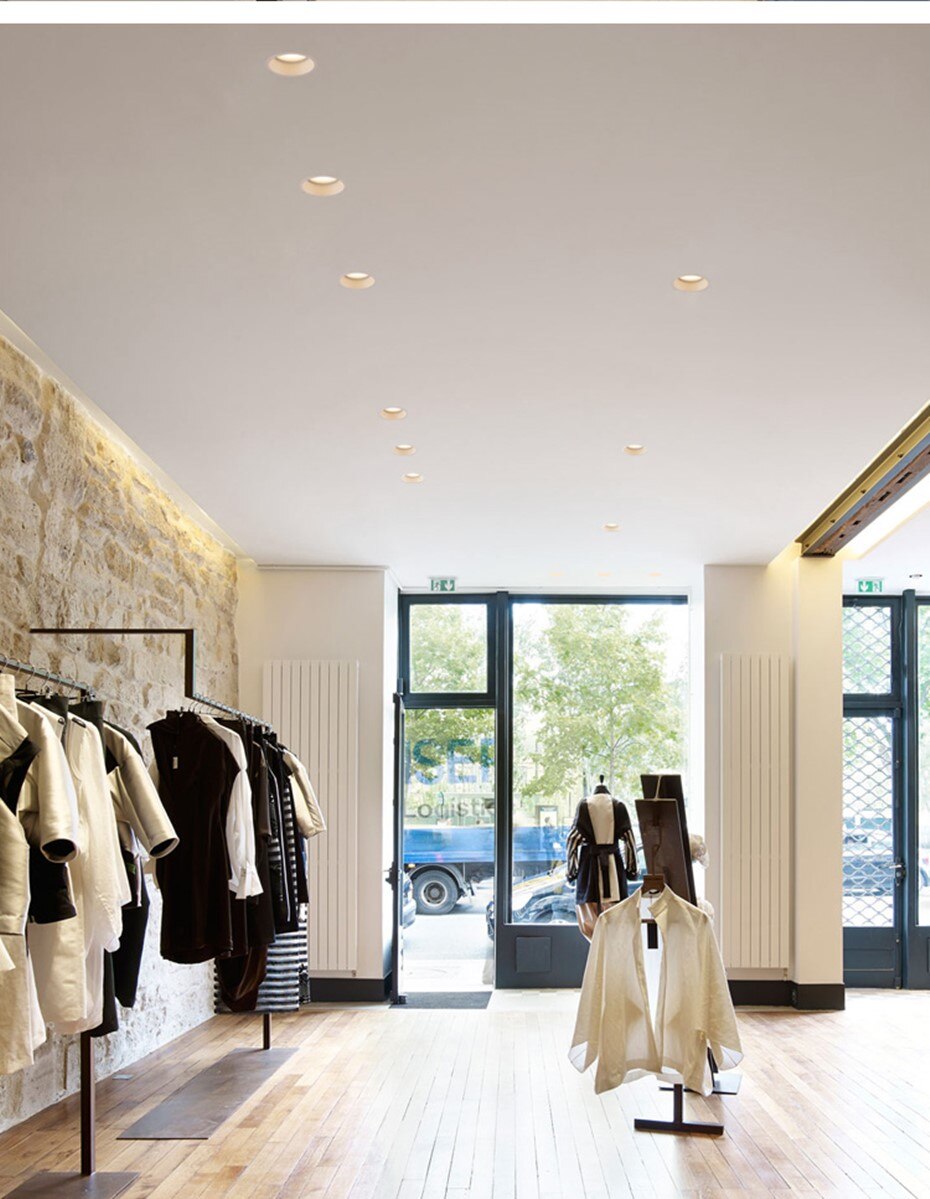 Led Downlight Recessed Led Ceiling Spotlights Aluminum High Brightness 5W 7W 12W 15W  Dimmable Narrow Side No glare AC90-265V