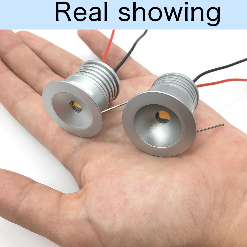 IP65 1W Mini LED Downlight Indoor Recessed Dimmable Spot Light DC12V Home Bathroom Corridor Ceiling Cabinet Bulb Decor Lighting