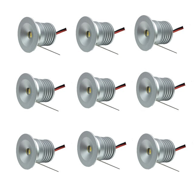 IP65 1W Mini LED Downlight Indoor Recessed Dimmable Spot Light DC12V Home Bathroom Corridor Ceiling Cabinet Bulb Decor Lighting