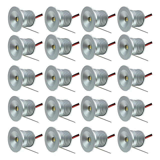 IP65 1W Mini LED Downlight Indoor Recessed Dimmable Spot Light DC12V Home Bathroom Corridor Ceiling Cabinet Bulb Decor Lighting