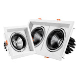 LED Downlight double Dimmable downlight light Ceiling Spot Light 10w 20W 30W AC85-265V ceiling recessed Lights Indoor Lighting