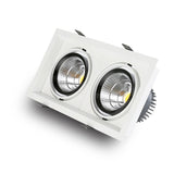 LED Downlight double Dimmable downlight light Ceiling Spot Light 10w 20W 30W AC85-265V ceiling recessed Lights Indoor Lighting