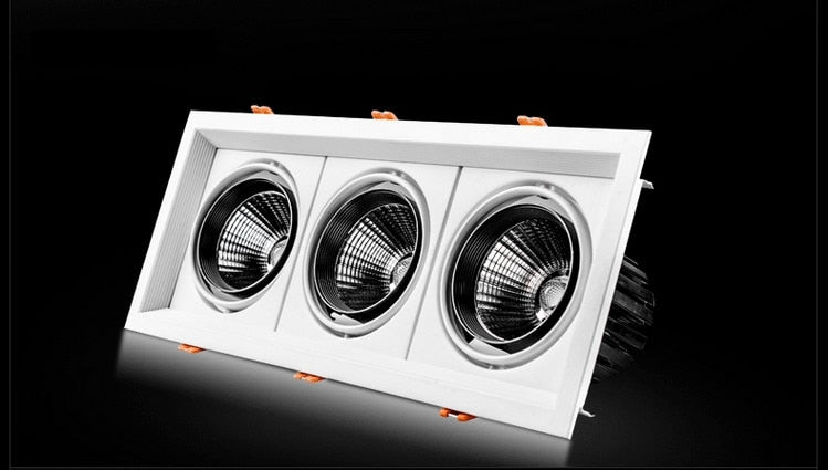 LED Downlight double Dimmable downlight light Ceiling Spot Light 10w 20W 30W AC85-265V ceiling recessed Lights Indoor Lighting