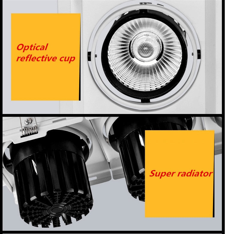 LED Downlight double Dimmable downlight light Ceiling Spot Light 10w 20W 30W AC85-265V ceiling recessed Lights Indoor Lighting