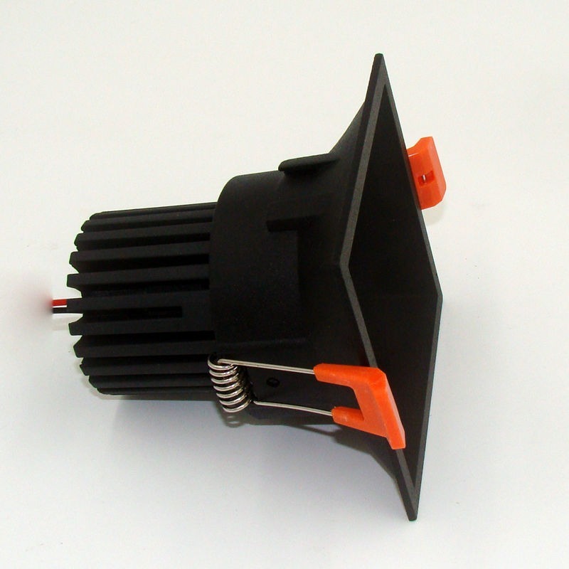 Anti-glare LED Downlight 12w COB High Brightness Led Spot Light For Living Room Embedded Ceiling Lamp Square Light AC85-265V