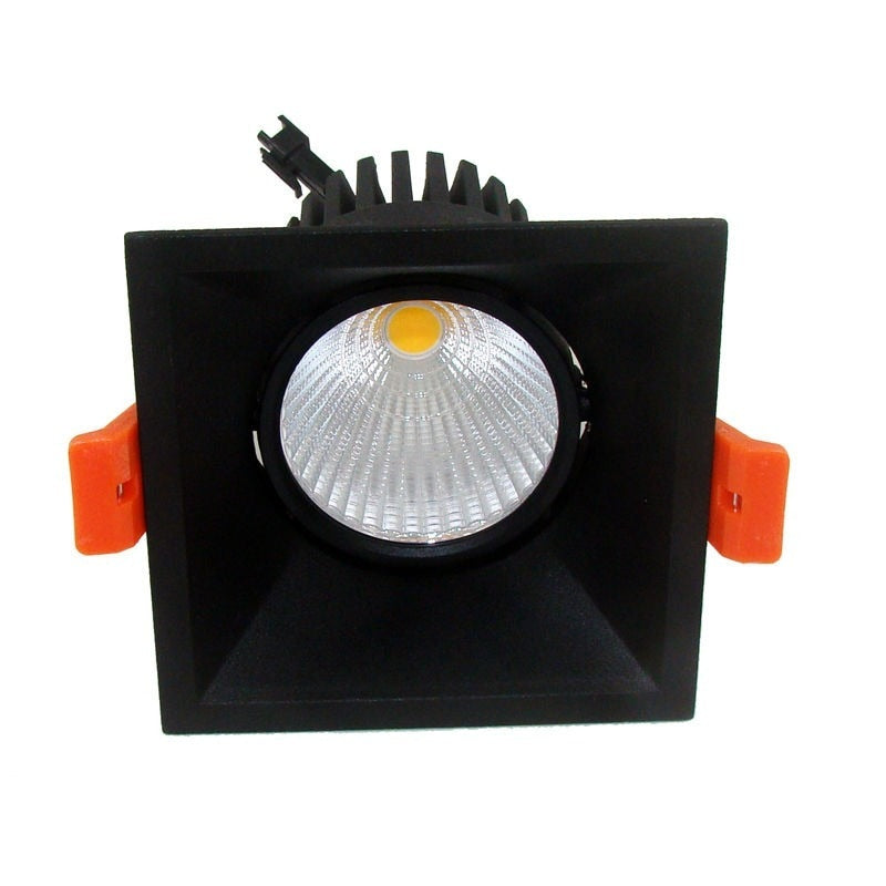 Anti-glare LED Downlight 12w COB High Brightness Led Spot Light For Living Room Embedded Ceiling Lamp Square Light AC85-265V