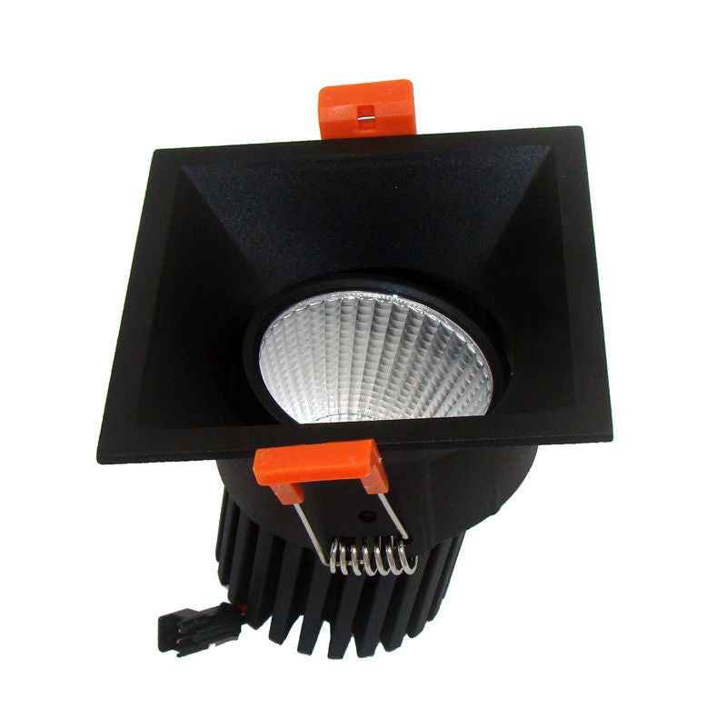 Anti-glare LED Downlight 12w COB High Brightness Led Spot Light For Living Room Embedded Ceiling Lamp Square Light AC85-265V