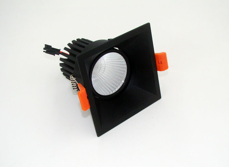 Anti-glare LED Downlight 12w COB High Brightness Led Spot Light For Living Room Embedded Ceiling Lamp Square Light AC85-265V