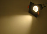 Anti-glare LED Downlight 12w COB High Brightness Led Spot Light For Living Room Embedded Ceiling Lamp Square Light AC85-265V