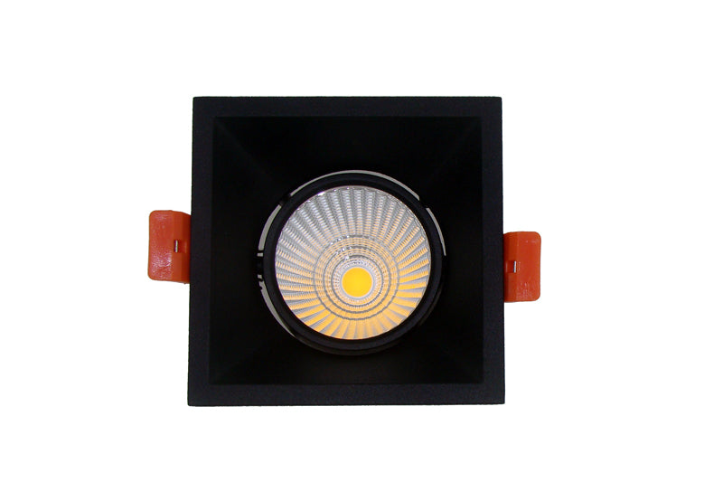 Anti-glare LED Downlight 12w COB High Brightness Led Spot Light For Living Room Embedded Ceiling Lamp Square Light AC85-265V