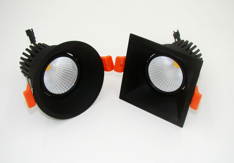 Anti-glare LED Downlight 12w COB High Brightness Led Spot Light For Living Room Embedded Ceiling Lamp Square Light AC85-265V