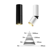 Led Surface Mounted Ceiling Downlight 3W 7W 10W ,Adjustable 360 degrees Spot light for indoor Foyer,Living Room Kitchen