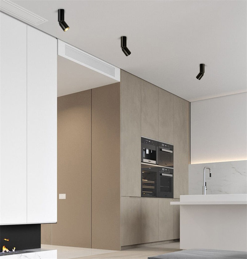 Led Surface Mounted Ceiling Downlight 3W 7W 10W ,Adjustable 360 degrees Spot light for indoor Foyer,Living Room Kitchen