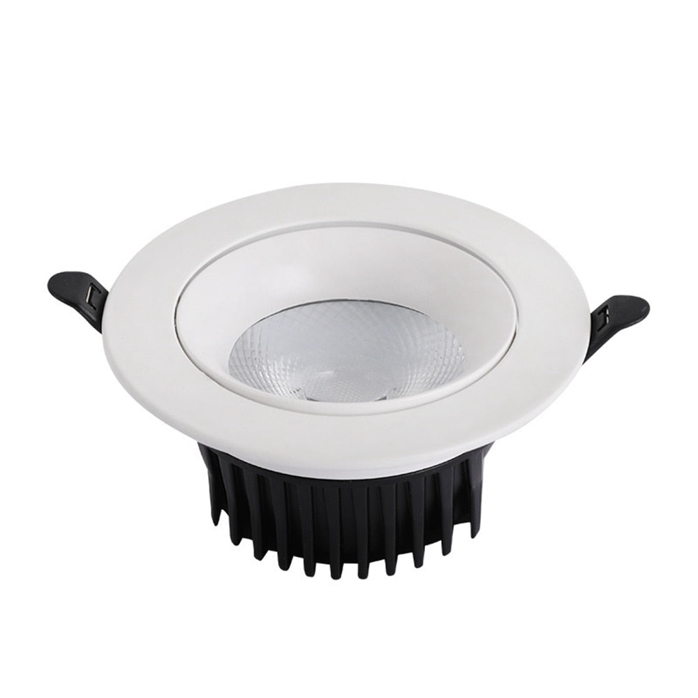 Recessed LED Downlight 5W 10W 15W 20W 30W Adjustable Spot LED Ceiling Down light 90-260V Dimmable LED Spotlight