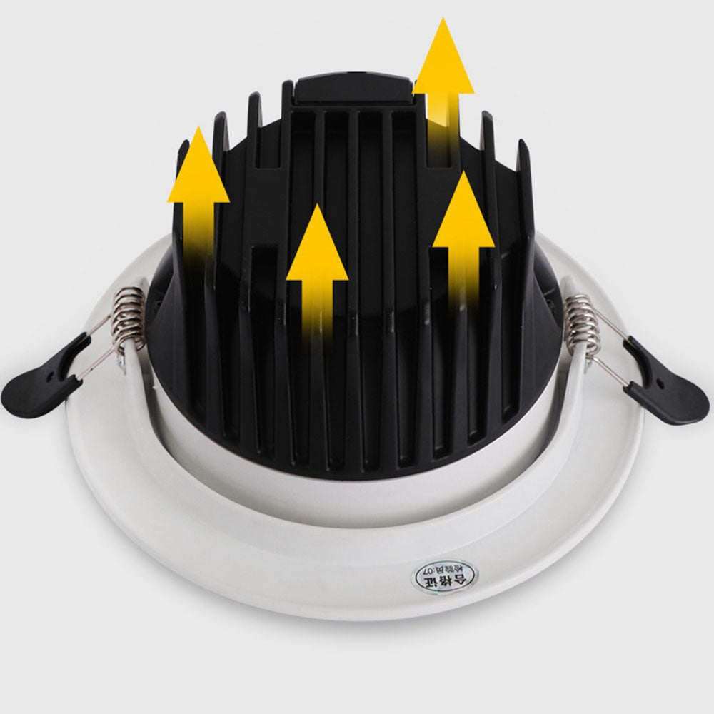 Recessed LED Downlight 5W 10W 15W 20W 30W Adjustable Spot LED Ceiling Down light 90-260V Dimmable LED Spotlight