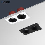 DBF 2021 New Honeycomb Nest LED Ceiling Spot Lights 14W 24W 30W Angle Adjustable Recessed Downlight for Living room Bedroom