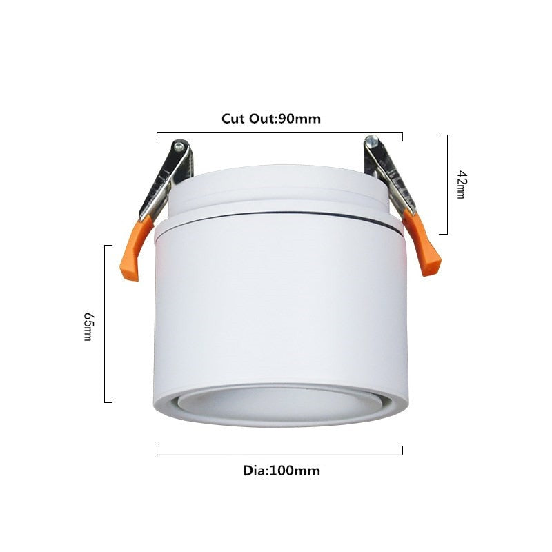 Small LED Ceiling Lamp 220V Led Ceiling Lights 7W 12W Led Downlight Spot Panel light for Living Room Bedroom