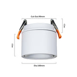 Small LED Ceiling Lamp 220V Led Ceiling Lights 7W 12W Led Downlight Spot Panel light for Living Room Bedroom