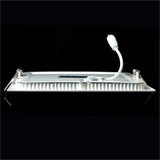 Led Panel Light 6W 6pcs/lot Round Square LED Spot light 9W 220V ceiling light Indoor Recessed Downlight 3W 4W for Home Hotel