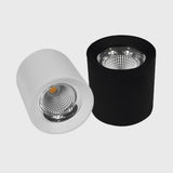 Round Dimmable COB LED Downlights 7W 9W 12W LED Ceiling Spot lights AC85~265V LED Ceiling Lamps Warm/Cold White Indoor Lighting