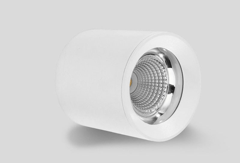 Round Dimmable COB LED Downlights 7W 9W 12W LED Ceiling Spot lights AC85~265V LED Ceiling Lamps Warm/Cold White Indoor Lighting
