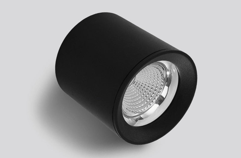 Round Dimmable COB LED Downlights 7W 9W 12W LED Ceiling Spot lights AC85~265V LED Ceiling Lamps Warm/Cold White Indoor Lighting